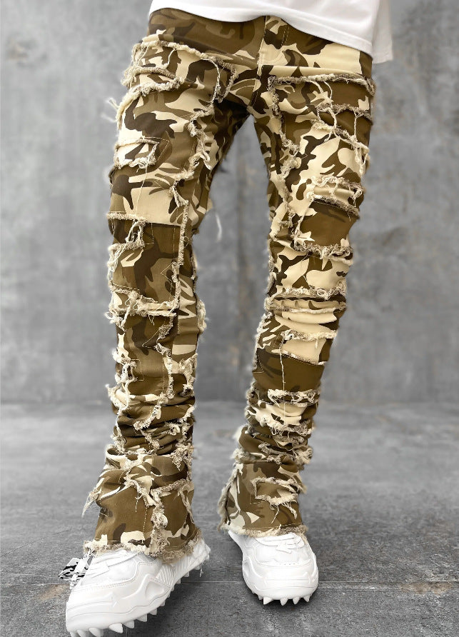 Individual Patched Pants